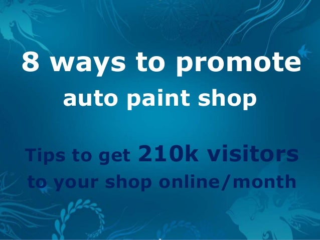 auto paint shop online