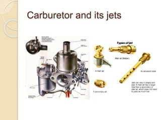 Carburetor and its jets
 