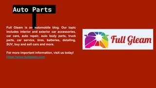 Auto Parts | PPTX