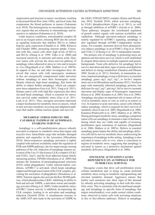 Autophagy, stress, and cancer metabolism | PDF