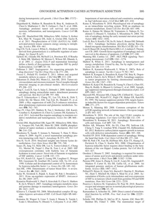 Autophagy, stress, and cancer metabolism | PDF