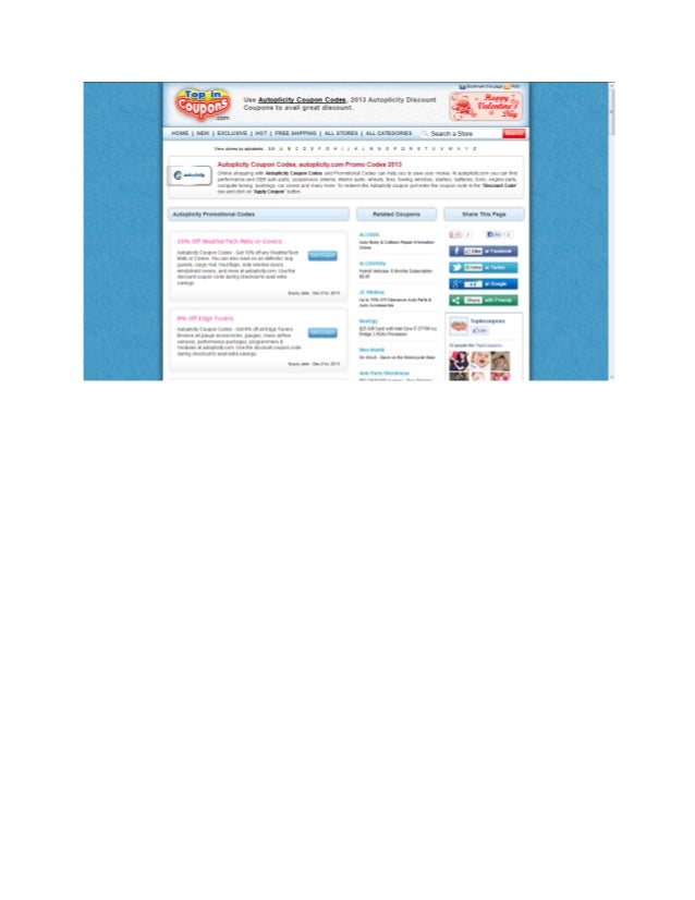 Autoplicity Coupons Autoplicity Coupon Codes Prom…