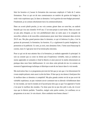 Autoprésentation   texte