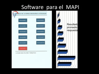 Software para el MAPI

                Resultados
                promedio de cada
                respuesta
 