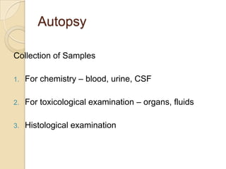 Autopsy by Dr Yaseen Mohammad for 3rd year students MBBS | PPTX