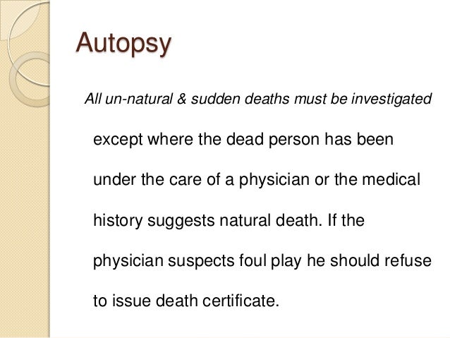 What Does Autopsy Mean In Medical Terms? – YCWIN