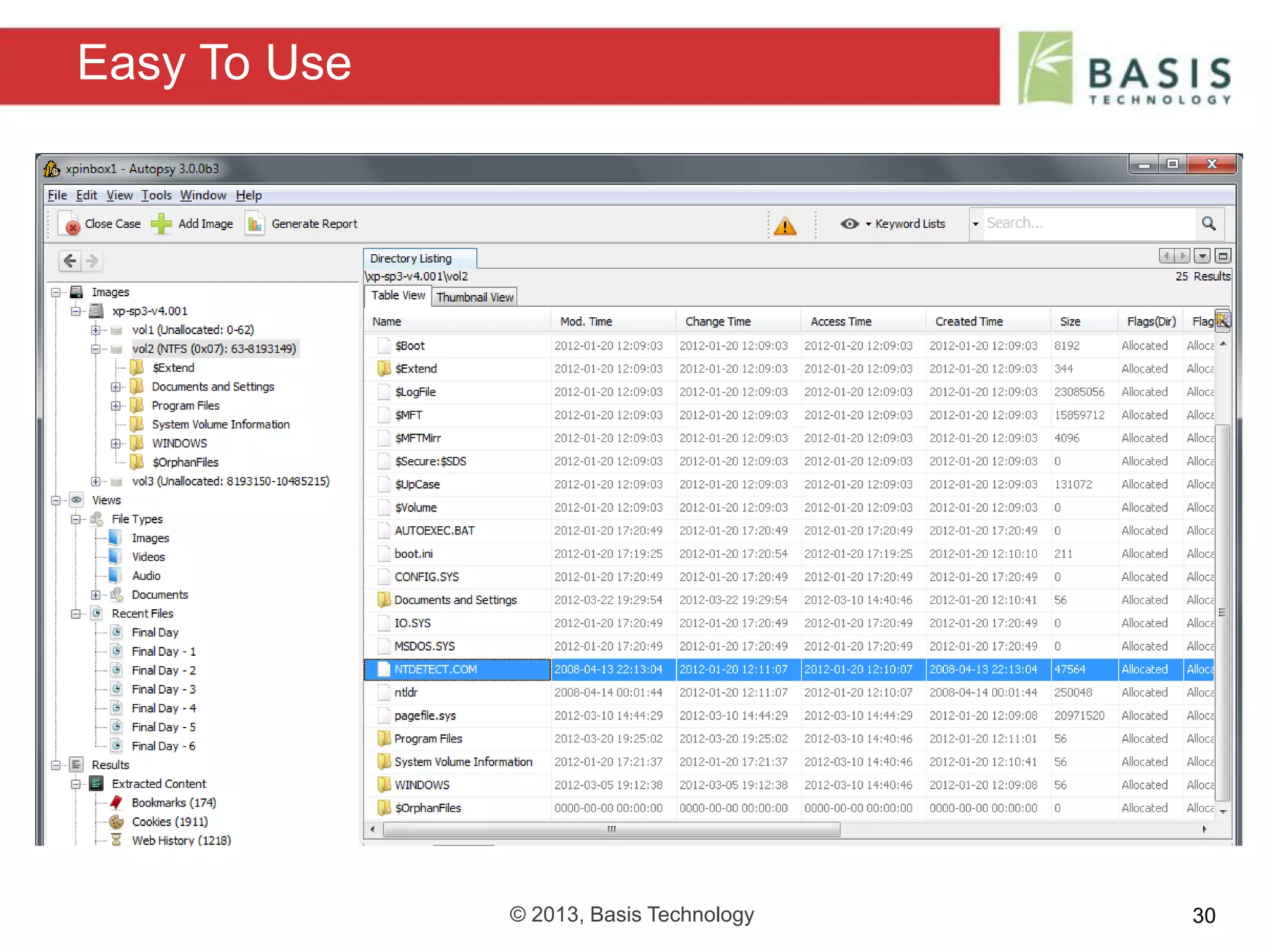 © 2013, Basis Technology 30
Easy To Use
 