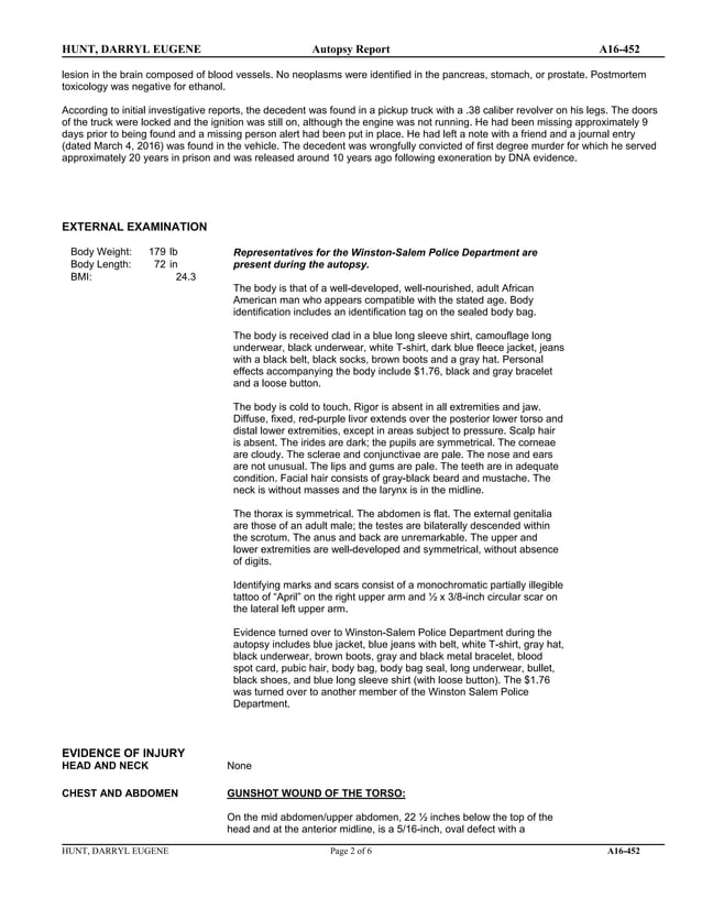 Autopsy Report PDF