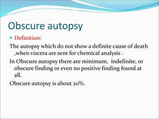 Autopsy lecture final(1).pdf for medical students | PDF
