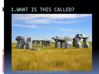 1.WHAT IS THIS CALLED?
N Mohammed Sahil ,Mech Engg, Lourdes Matha College of Science and Technology
 