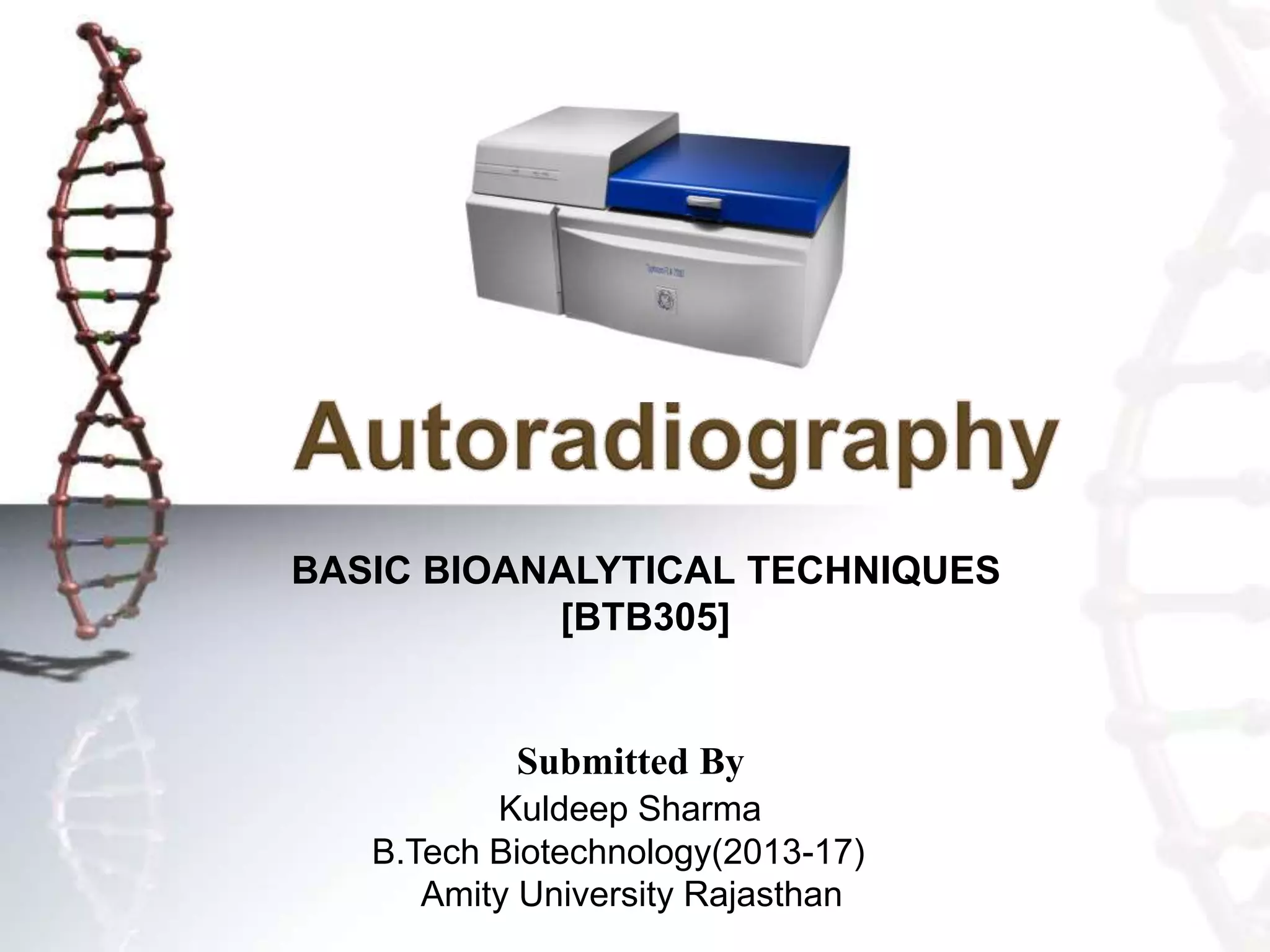 Autoradiography PPT