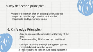 Deflection Lens Auto-refractometer .=measurement of person's refractive error pptx | PPTX