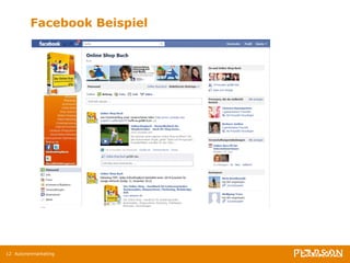 Facebook Beispiel Autorenmarketing 