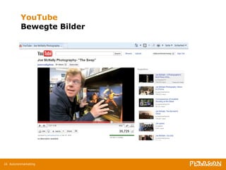 YouTube Bewegte Bilder Autorenmarketing 