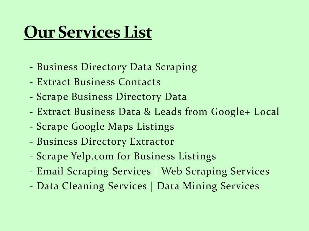 Auto Repair and Auto Insurance Data List