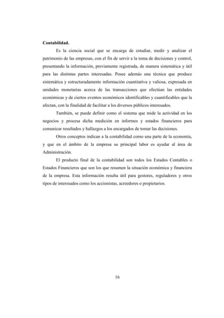 Auto repuestos m.a.c c.a caso trabajo contable