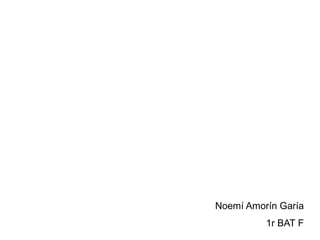 Noemí Amorín Garía
1r BAT F
 