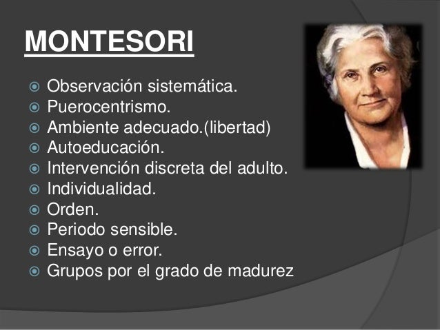 Autores de la educación infantil