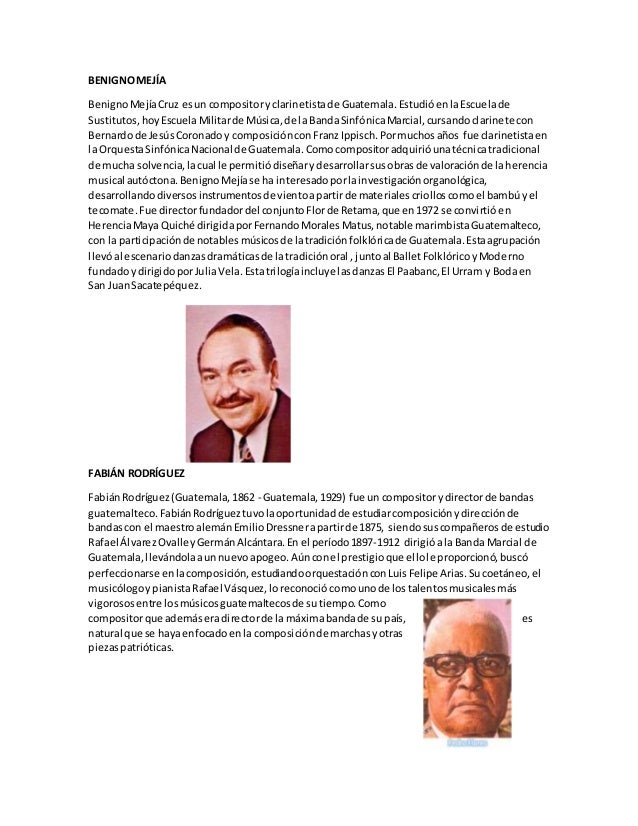 Autores de marimbas guatemala