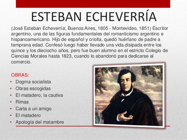AUTORES DEL ROMANTICISMO EN LATINOAMÉRICA