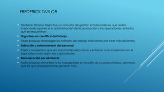 Modo Fredrick AUTORES QUE HICIERON APORTACIONES A LA ADMINISTRACIÓN.pptx