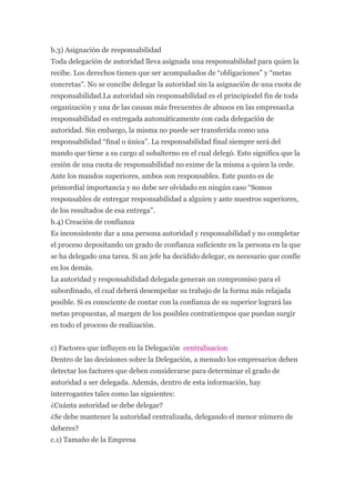 Autoridad en la empresa