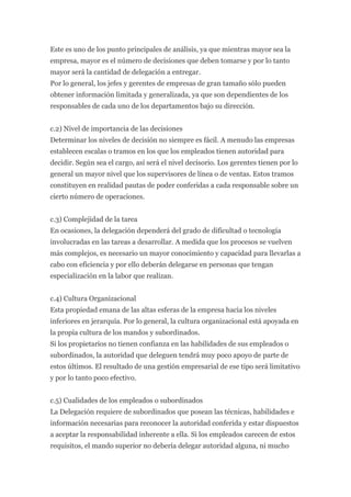 Autoridad en la empresa