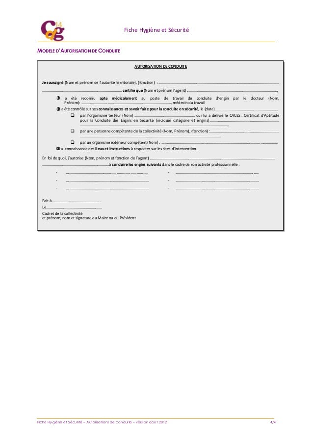 Autorisation De Conduite Véhicule Entreprise – YRCKY