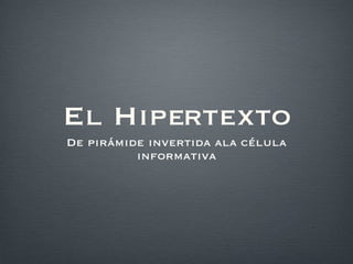 El Hipertexto ,[object Object]