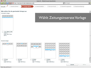 Autos in Zeitung publizieren