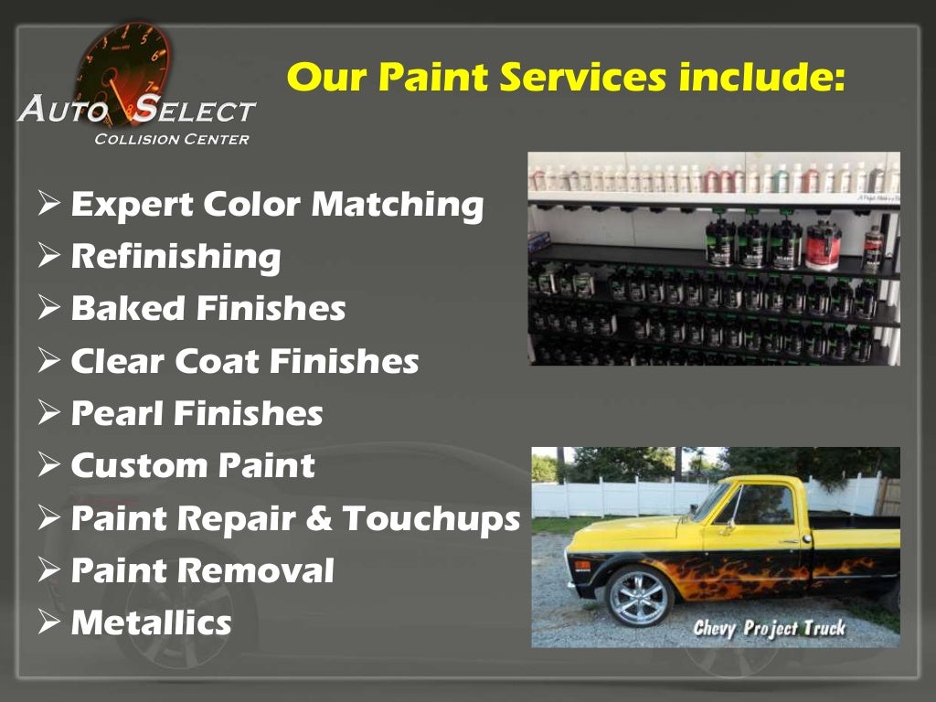 Auto Select Collision in Jonesboro offered three services for your