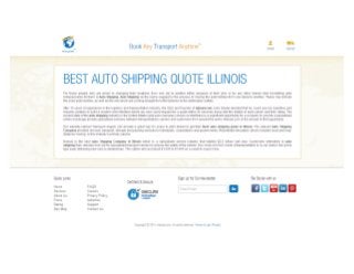 Auto shipping quote illinois