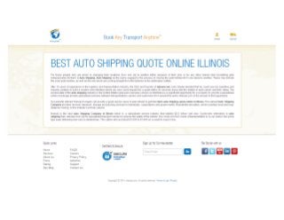 Auto shipping quote to illinois