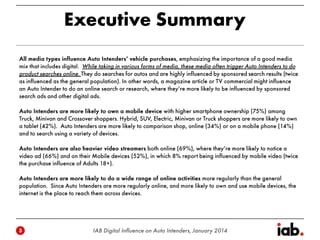 Digital Influence on New Car Purchasers - IAB Study