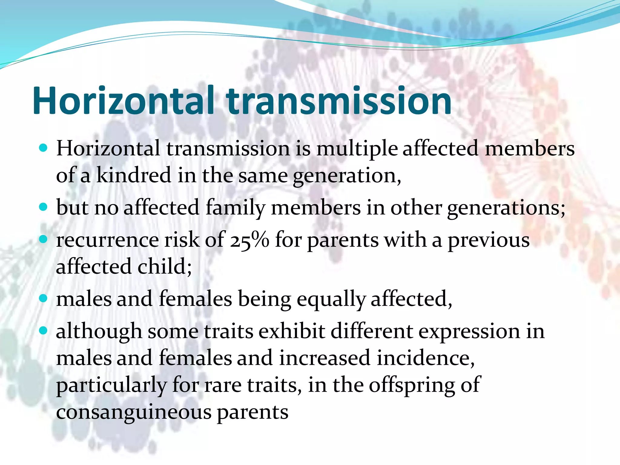 Autosomal recessive disorders | PPTX