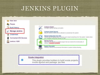 JENKINS PLUGIN
 