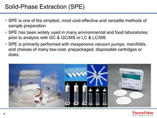 Chromatography: Automated solid-phase extraction (SPE) for the ...