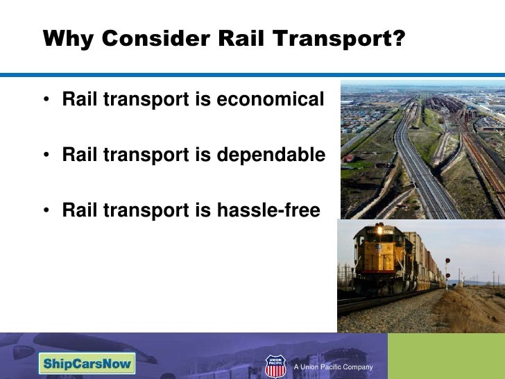 Auto transport by rail saves up to 30 percent