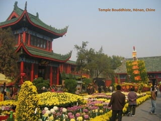 Temple Bouddhiste, Hénan, Chine 