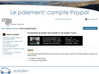 Réservez !Calendrier de disponibilité de la voiture
