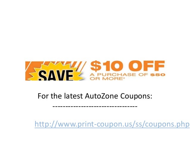 Autozone 10 off coupon