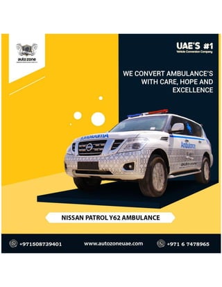 Nissan Patrol Y62 4x4 ambulance 