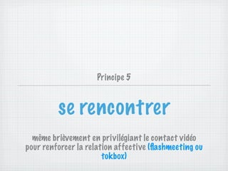 Synthèse Atelier ThinkTank Autrans 2009