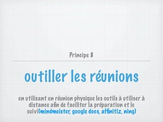 Synthèse Atelier ThinkTank Autrans 2009