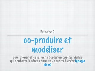 Synthèse Atelier ThinkTank Autrans 2009