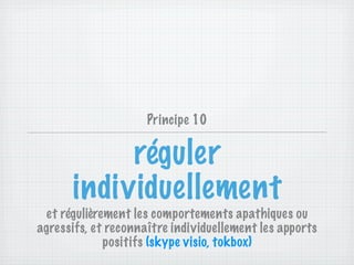 Synthèse Atelier ThinkTank Autrans 2009