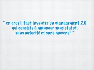 Synthèse Atelier ThinkTank Autrans 2009