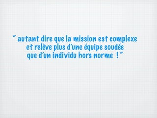 Synthèse Atelier ThinkTank Autrans 2009