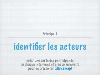 Synthèse Atelier ThinkTank Autrans 2009