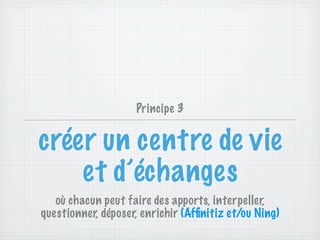 Synthèse Atelier ThinkTank Autrans 2009